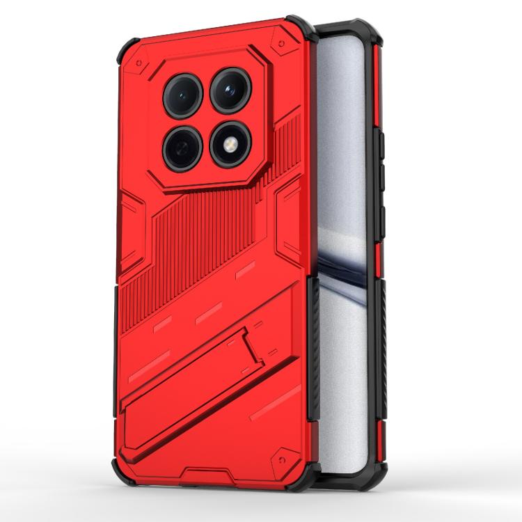 Punk Armor 2 in 1 PC + TPU Phone Case with Holder, For Redmi Note 15 Pro+ 5G Global 163.3mm, For Redmi Note 15 Pro 5G Global 163.6mm, For Redmi Note 15 5G Global 164mm