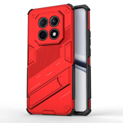 Punk Armor 2 in 1 PC + TPU Phone Case with Holder, For Redmi Note 15 Pro+ 5G Global 163.3mm, For Redmi Note 15 Pro 5G Global 163.6mm, For Redmi Note 15 5G Global 164mm