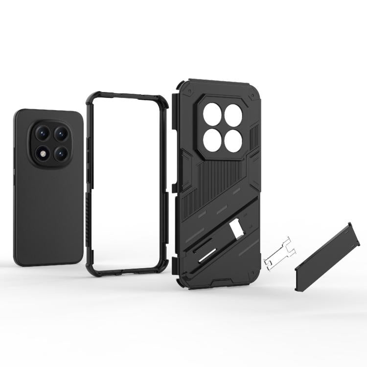 Punk Armor 2 in 1 PC + TPU Phone Case with Holder, For Redmi Note 15 Pro+ 5G Global 163.3mm, For Redmi Note 15 Pro 5G Global 163.6mm, For Redmi Note 15 5G Global 164mm