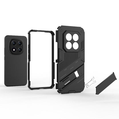 Punk Armor 2 in 1 PC + TPU Phone Case with Holder, For Redmi Note 15 Pro+ 5G Global 163.3mm, For Redmi Note 15 Pro 5G Global 163.6mm, For Redmi Note 15 5G Global 164mm