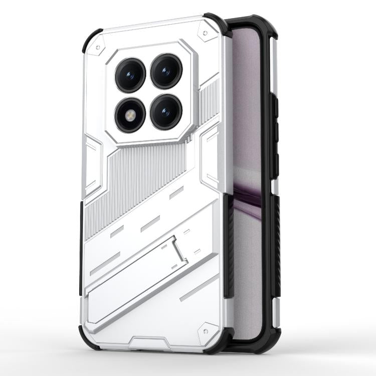 Punk Armor 2 in 1 PC + TPU Phone Case with Holder, For Redmi Note 15 Pro+ 5G Global 163.3mm, For Redmi Note 15 Pro 5G Global 163.6mm, For Redmi Note 15 5G Global 164mm