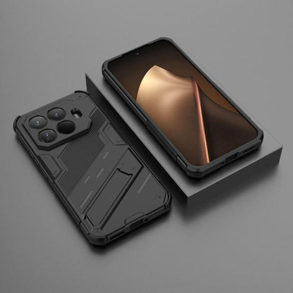 Punk Armor 2 in 1 PC + TPU Phone Case with Holder, For Xiaomi 15T Pro 5G Global, For Xiaomi 15T 5G Global, For Redmi A5 4G 171.1mm / Poco C71