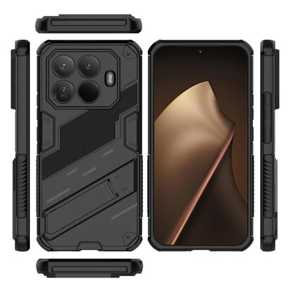 Punk Armor 2 in 1 PC + TPU Phone Case with Holder, For Xiaomi 15T Pro 5G Global, For Xiaomi 15T 5G Global, For Redmi A5 4G 171.1mm / Poco C71