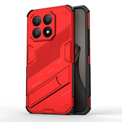Punk Armor 2 in 1 PC + TPU Phone Case with Holder, For Xiaomi 15T 5G Global, For Redmi A5 4G 171.1mm / Poco C71, For Redmi K80 Pro / Poco F7 Ultra