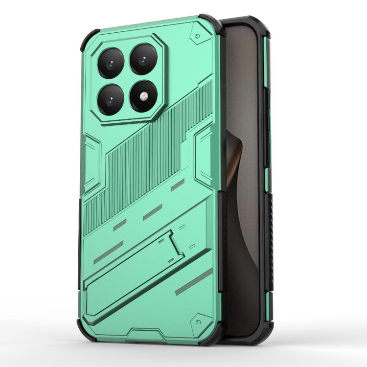 Punk Armor 2 in 1 PC + TPU Phone Case with Holder, For Xiaomi 15T Pro 5G Global, For Xiaomi 15T 5G Global, For Redmi A5 4G 171.1mm / Poco C71