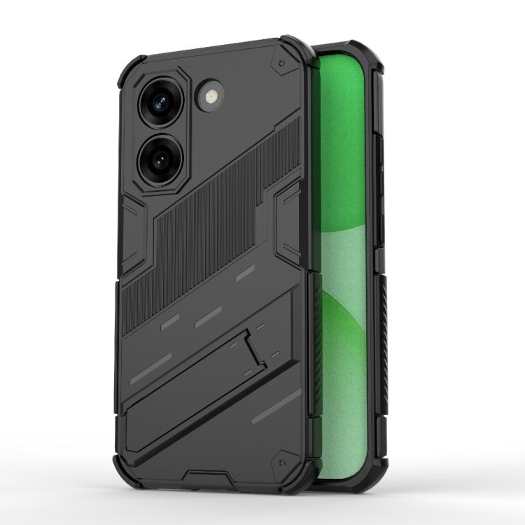 Punk Armor 2 in 1 PC + TPU Phone Case with Holder, For Redmi Turbo 5 Max / Poco X8 Pro Max, For Redmi Turbo 5 5G / Poco X8 Pro 5G, For Redmi Note 15 Pro+ 5G Global 163.3mm