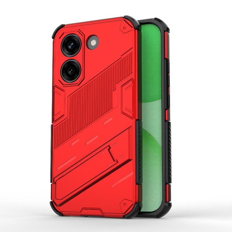 Punk Armor 2 in 1 PC + TPU Phone Case with Holder, For Redmi Turbo 5 Max / Poco X8 Pro Max, For Redmi Turbo 5 5G / Poco X8 Pro 5G, For Redmi Note 15 Pro+ 5G Global 163.3mm