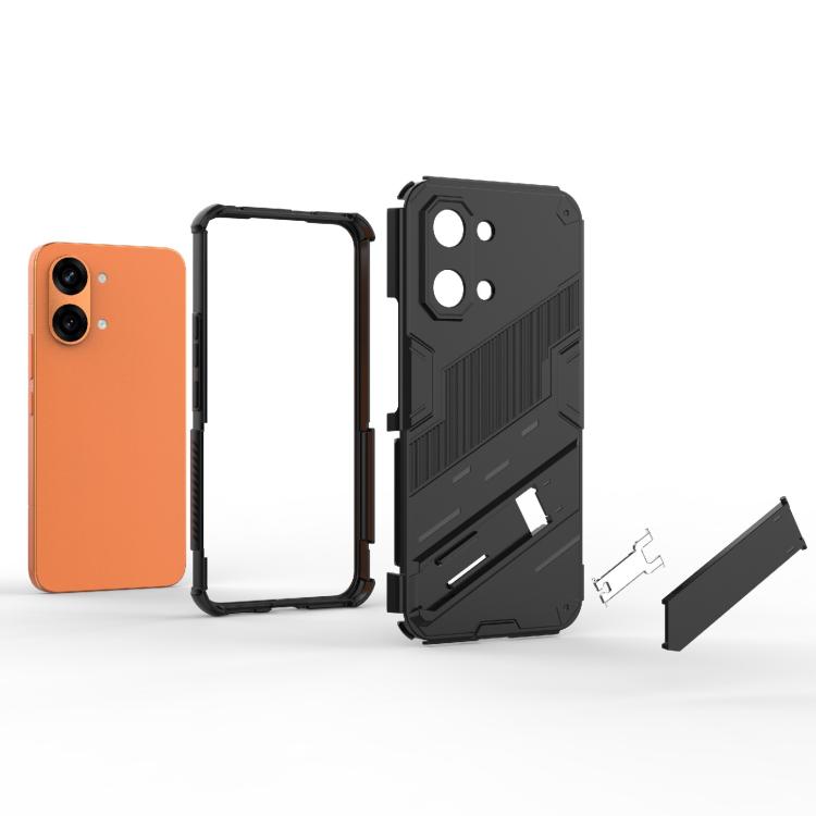 Punk Armor 2 in 1 PC + TPU Phone Case with Holder, For Redmi Turbo 5 Max / Poco X8 Pro Max, For Redmi Turbo 5 5G / Poco X8 Pro 5G, For Redmi Note 15 Pro+ 5G Global 163.3mm