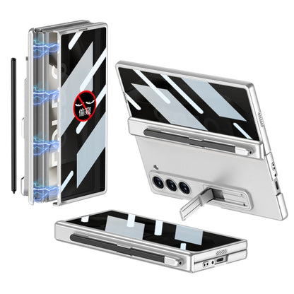 GKK Integrated Anti Peep Full Coverage Magnetic Fold Phone Case with Pen Slot, Not Included Pen, For Samsung Galaxy Z Fold6