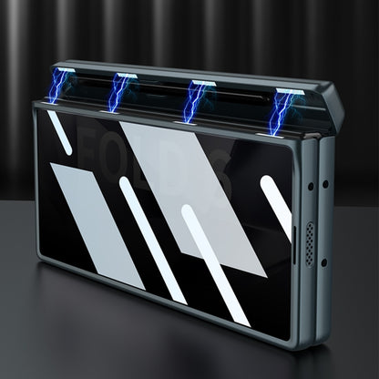 GKK Integrated Anti Peep Full Coverage Magnetic Fold Phone Case with Pen Box, Not Included Pen, For Samsung Galaxy Z Fold6