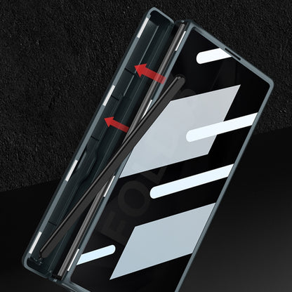 GKK Integrated Anti Peep Full Coverage Magnetic Fold Phone Case with Pen Box, Not Included Pen, For Samsung Galaxy Z Fold6