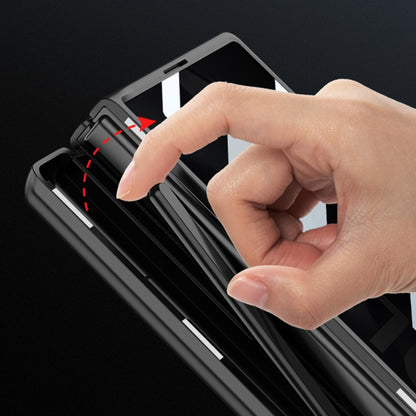 GKK Integrated Anti Peep Full Coverage Magnetic Fold Phone Case with Pen Box, Not Included Pen, For Samsung Galaxy Z Fold6
