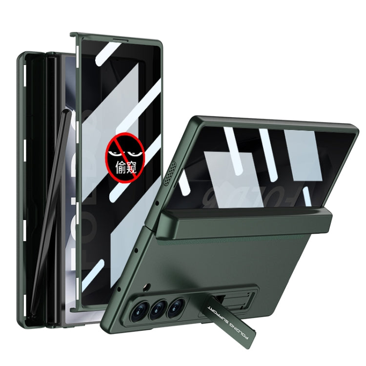 GKK Integrated Anti Peep Full Coverage Magnetic Fold Phone Case with Pen Box, Not Included Pen, For Samsung Galaxy Z Fold6