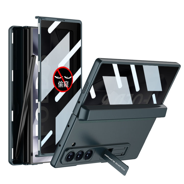 GKK Integrated Anti Peep Full Coverage Magnetic Fold Phone Case with Pen Box, Not Included Pen, For Samsung Galaxy Z Fold6