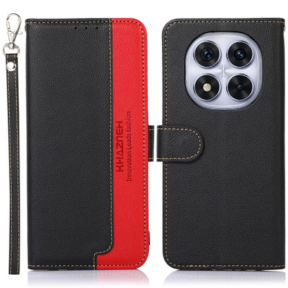 KHAZNEH Litchi Texture Leather RFID Phone Case, For Redmi Note 14 4G 164.84mm, For Redmi Turbo 4 Pro, For Redmi Turbo 4, For Redmi Note 14 Pro 4G / 14 Pro+ 5G Global, For Redmi Note 14 4G Global 163.25mm, For Redmi 14C 4G