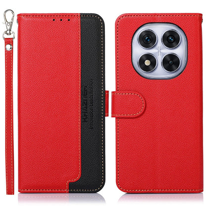 KHAZNEH Litchi Texture Leather RFID Phone Case, For Redmi Note 14 4G 164.84mm, For Redmi Turbo 4 Pro, For Redmi Turbo 4, For Redmi Note 14 Pro 4G / 14 Pro+ 5G Global, For Redmi Note 14 4G Global 163.25mm, For Redmi 14C 4G