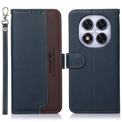 KHAZNEH Litchi Texture Leather RFID Phone Case, For Redmi Note 14 4G 164.84mm, For Redmi Turbo 4 Pro, For Redmi Turbo 4, For Redmi Note 14 Pro 4G / 14 Pro+ 5G Global, For Redmi Note 14 4G Global 163.25mm, For Redmi 14C 4G