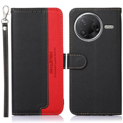 KHAZNEH Litchi Texture Leather RFID Phone Case, For Redmi A5 4G 171.7mm / Poco C71, For Redmi Note 14S 4G, For Redmi K80 / K80 Pro, For Redmi Note 14 4G 164.84mm, For Redmi Turbo 4 Pro, For Redmi Turbo 4