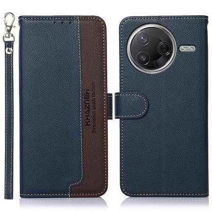 KHAZNEH Litchi Texture Leather RFID Phone Case, For Redmi Note 14S 4G, For Redmi K80 / K80 Pro, For Redmi Note 14 4G 164.84mm, For Redmi Turbo 4 Pro, For Redmi Turbo 4, For Redmi Note 14 Pro 4G / 14 Pro+ 5G Global