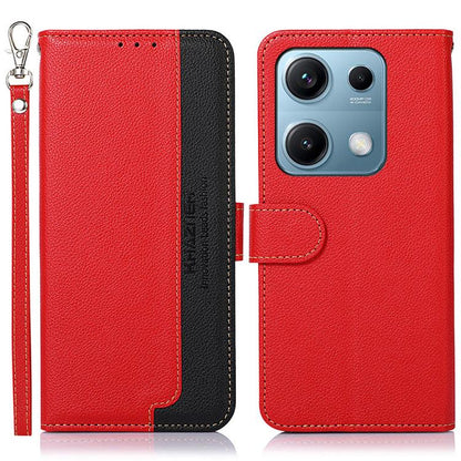 KHAZNEH Litchi Texture Leather RFID Phone Case, For Redmi Note 14S 4G, For Redmi K80 / K80 Pro, For Redmi Note 14 4G 164.84mm, For Redmi Turbo 4 Pro, For Redmi Turbo 4, For Redmi Note 14 Pro 4G / 14 Pro+ 5G Global