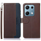 KHAZNEH Litchi Texture Leather RFID Phone Case, For Redmi Note 14S 4G, For Redmi K80 / K80 Pro, For Redmi Note 14 4G 164.84mm, For Redmi Turbo 4 Pro, For Redmi Turbo 4, For Redmi Note 14 Pro 4G / 14 Pro+ 5G Global