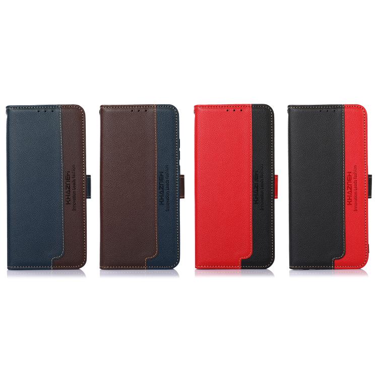 KHAZNEH Litchi Texture Leather RFID Phone Case, For Redmi 15C 5G / 4G Global 171mm/Poco C85 4G, For Redmi 13X, For Redmi A5 4G 173.3mm, For Redmi A5 4G 171.7mm / Poco C71, For Redmi Note 14S 4G, For Redmi K80 / K80 Pro