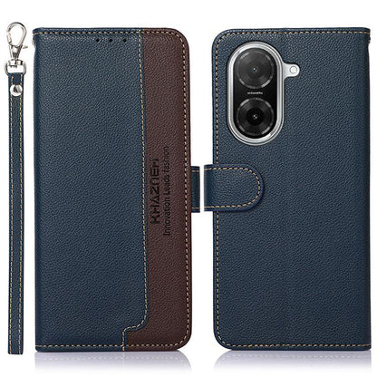 KHAZNEH Litchi Texture Leather RFID Phone Case, For Redmi 15C 5G / 4G Global 171mm/Poco C85 4G, For Redmi 13X, For Redmi A5 4G 173.3mm, For Redmi A5 4G 171.7mm / Poco C71, For Redmi Note 14S 4G, For Redmi K80 / K80 Pro