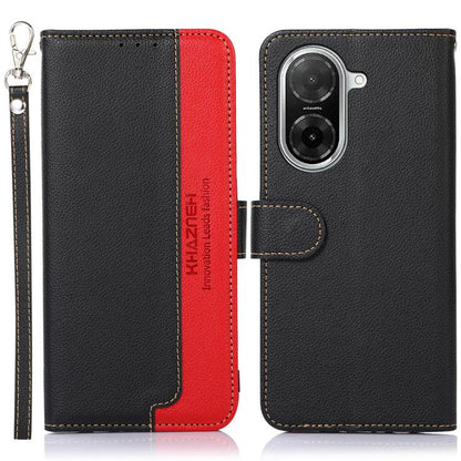KHAZNEH Litchi Texture Leather RFID Phone Case, For Redmi 15C 5G / 4G Global 171mm/Poco C85 4G, For Redmi 13X, For Redmi A5 4G 173.3mm, For Redmi A5 4G 171.7mm / Poco C71, For Redmi Note 14S 4G, For Redmi K80 / K80 Pro