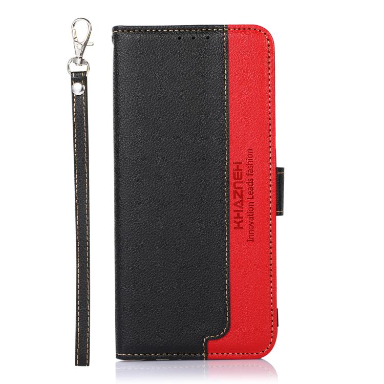 KHAZNEH Litchi Texture Leather RFID Phone Case, For Redmi 15 5G Global / 15 4G SEA, For Redmi 15 5G / 4G EU 171mm, For Redmi 15C 5G / 4G Global 171mm/Poco C85 4G, For Redmi 13X, For Redmi A5 4G 173.3mm, For Redmi A5 4G 171.7mm / Poco C71