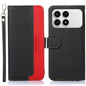 KHAZNEH Litchi Texture Leather RFID Phone Case, For Redmi Note 15 Pro 4G Global 163.2mm, For Redmi K90/Poco F8 Pro, For Redmi Note 15 Pro 5G Global 163.6mm, For Redmi 15C 5G / 4G EU 173mm, For Redmi 15 5G Global / 15 4G SEA, For Redmi 15 5G / 4G EU 171mm