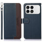 KHAZNEH Litchi Texture Leather RFID Phone Case, For Redmi Note 15 Pro 4G Global 163.2mm, For Redmi K90/Poco F8 Pro, For Redmi Note 15 Pro 5G Global 163.6mm, For Redmi 15C 5G / 4G EU 173mm, For Redmi 15 5G Global / 15 4G SEA, For Redmi 15 5G / 4G EU 171mm