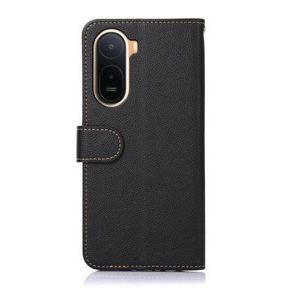 KHAZNEH Litchi Texture Leather RFID Phone Case, For Redmi A7 Pro 171mm/Poco C85x 5G Global, For Redmi Turbo 5 Max / Poco X8 Pro Max, For Redmi Turbo 5 5G / Poco X8 Pro 5G, For Redmi Note 15 Pro+ 5G Global 163.3mm, For Redmi Note 15 5G Global 164mm     ...