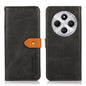 KHAZNEH Cowhide Texture Flip Leather Phone Case