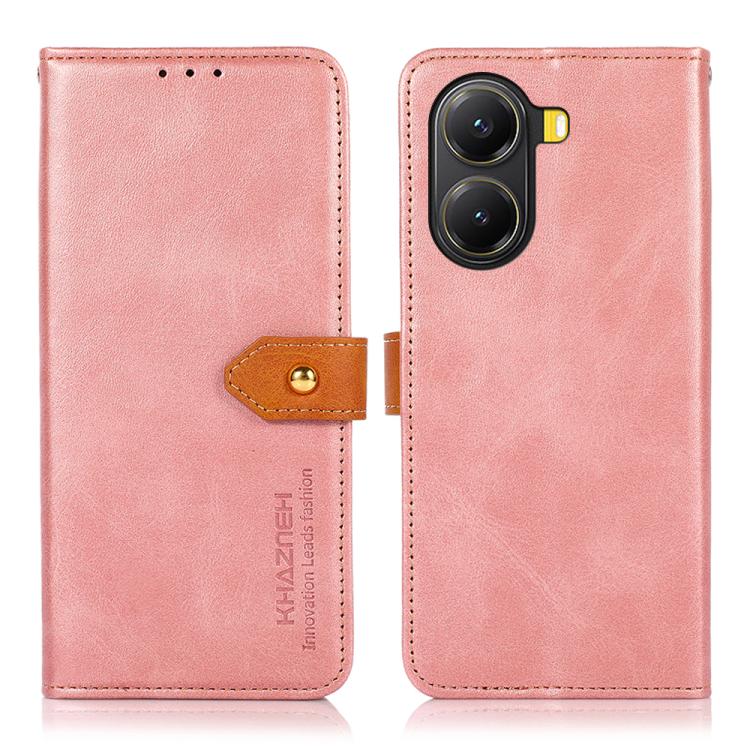 KHAZNEH Cowhide Texture Flip Leather Phone Case, For Redmi Turbo 4 Pro, For Xiaomi Redmi Turbo 4, For Redmi 14 4G, For Xiaomi Redmi 13 4G