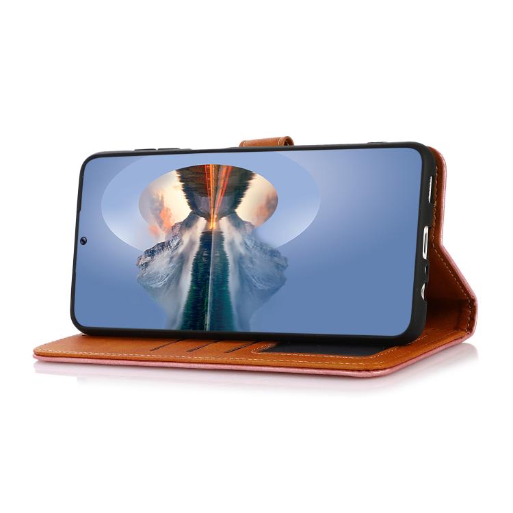 KHAZNEH Cowhide Texture Flip Leather Phone Case, For Redmi K80 / K80 Pro, For Redmi Note 14 4G 164.84mm, For Redmi Turbo 4 Pro, For Xiaomi Redmi Turbo 4, For Redmi 14 4G, For Xiaomi Redmi 13 4G
