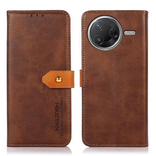 KHAZNEH Cowhide Texture Flip Leather Phone Case, For Redmi K80 / K80 Pro, For Redmi Note 14 4G 164.84mm, For Redmi Turbo 4 Pro, For Xiaomi Redmi Turbo 4, For Redmi 14 4G, For Xiaomi Redmi 13 4G