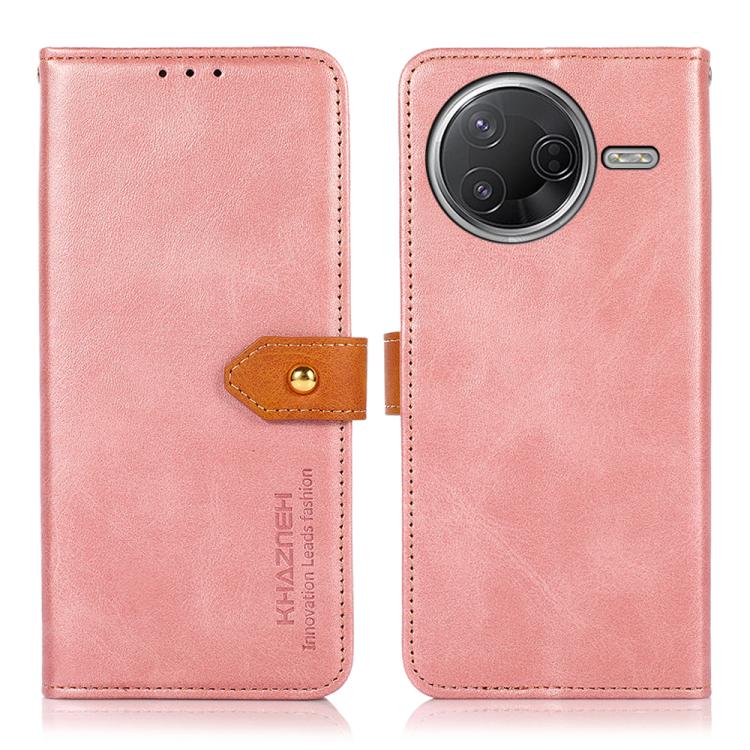KHAZNEH Cowhide Texture Flip Leather Phone Case, For Redmi K80 / K80 Pro, For Redmi Note 14 4G 164.84mm, For Redmi Turbo 4 Pro, For Xiaomi Redmi Turbo 4, For Redmi 14 4G, For Xiaomi Redmi 13 4G