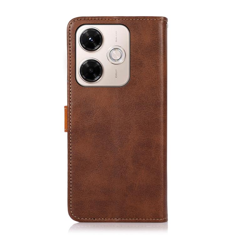 KHAZNEH Cowhide Texture Flip Leather Phone Case, For Redmi 13X, For Redmi A5 4G 173.3mm, For Redmi A5 4G 171.7mm / Poco C71, For Redmi Note 14S 4G, For Redmi K80 / K80 Pro, For Redmi Note 14 4G 164.84mm