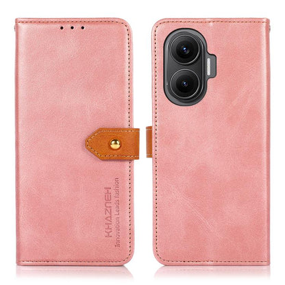 KHAZNEH Cowhide Texture Flip Leather Phone Case, For Redmi Turbo 4 Pro, For Xiaomi Redmi Turbo 4, For Redmi 14 4G, For Xiaomi Redmi 13 4G