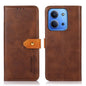 KHAZNEH Cowhide Texture Flip Leather Phone Case, For Redmi Note 15 Pro 4G Global 163.2mm, For Redmi K90/Poco F8 Pro, For Redmi Note 15 Pro 5G Global 163.6mm, For Redmi 15C 5G / 4G EU 173mm, For Redmi 15 5G Global / 15 4G SEA, For Redmi 15 5G / 4G EU 171mm