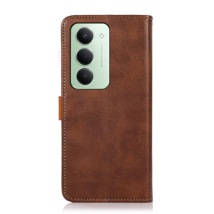 KHAZNEH Cowhide Texture Flip Leather Phone Case, For Redmi 15 5G Global / 15 4G SEA, For Redmi 15 5G / 4G EU 171mm, For Redmi 13X, For Redmi A5 4G 173.3mm, For Redmi A5 4G 171.7mm / Poco C71, For Redmi Note 14S 4G