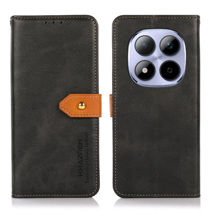 KHAZNEH Cowhide Texture Flip Leather Phone Case, For Redmi K90 Pro Max/Poco F8 Ultra, For Redmi K90/Poco F8 Pro, For Redmi Note 15 Pro+ 5G Global 163.3, For Redmi Note 15 Pro 5G Global 163.6mm, For Redmi Note 15 5G Global 164mm�������������������������...