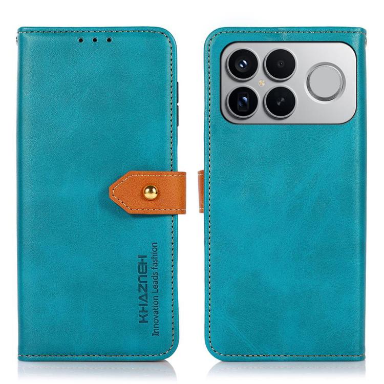 KHAZNEH Cowhide Texture Flip Leather Phone Case, For Redmi K90 Pro Max/Poco F8 Ultra, For Redmi K90/Poco F8 Pro, For Redmi Note 15 Pro+ 5G Global 163.3, For Redmi Note 15 Pro 5G Global 163.6mm, For Redmi Note 15 5G Global 164mm�������������������������...