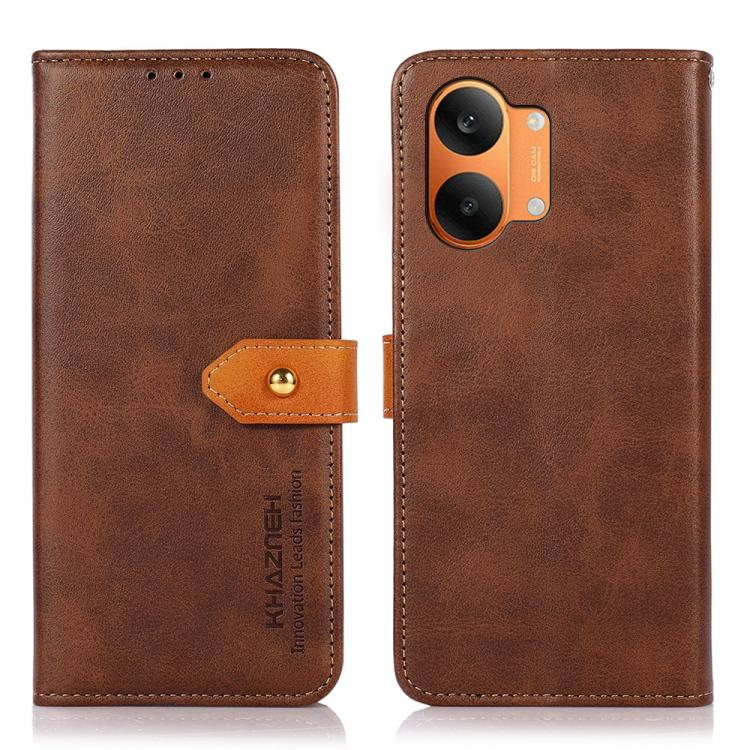 KHAZNEH Cowhide Texture Flip Leather Phone Case, For Redmi A7 Pro 171mm/Poco C85x 5G, For Redmi Turbo 5 Max / Poco X8 Pro Max, For Redmi Turbo 5 5G / Poco X8 Pro 5G, For Redmi Note 15 Pro+ 5G Global 163.3, For Redmi Note 15 5G Global 164mm             ...
