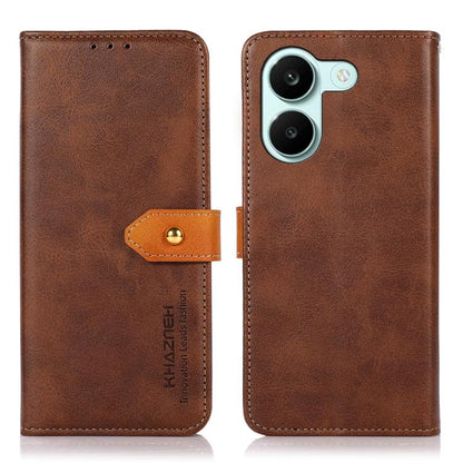 KHAZNEH Cowhide Texture Flip Leather Phone Case, For Redmi A7 Pro 171mm/Poco C85x 5G, For Redmi Turbo 5 Max / Poco X8 Pro Max, For Redmi Turbo 5 5G / Poco X8 Pro 5G, For Redmi Note 15 Pro+ 5G Global 163.3, For Redmi Note 15 5G Global 164mm             ...