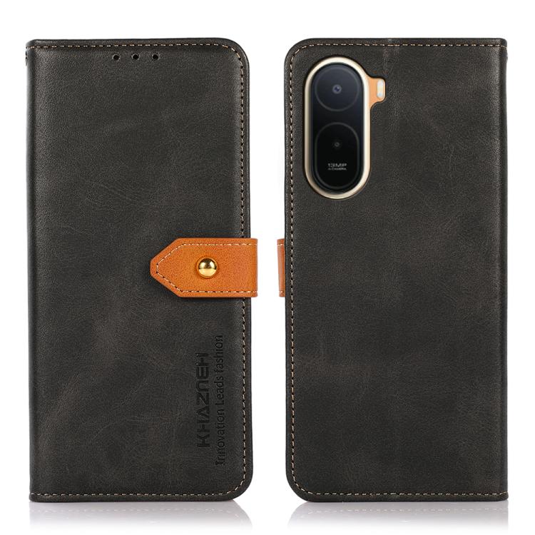 KHAZNEH Cowhide Texture Flip Leather Phone Case, For Redmi A7 Pro 171mm/Poco C85x 5G, For Redmi Turbo 5 Max / Poco X8 Pro Max, For Redmi Turbo 5 5G / Poco X8 Pro 5G, For Redmi Note 15 Pro+ 5G Global 163.3, For Redmi Note 15 5G Global 164mm             ...