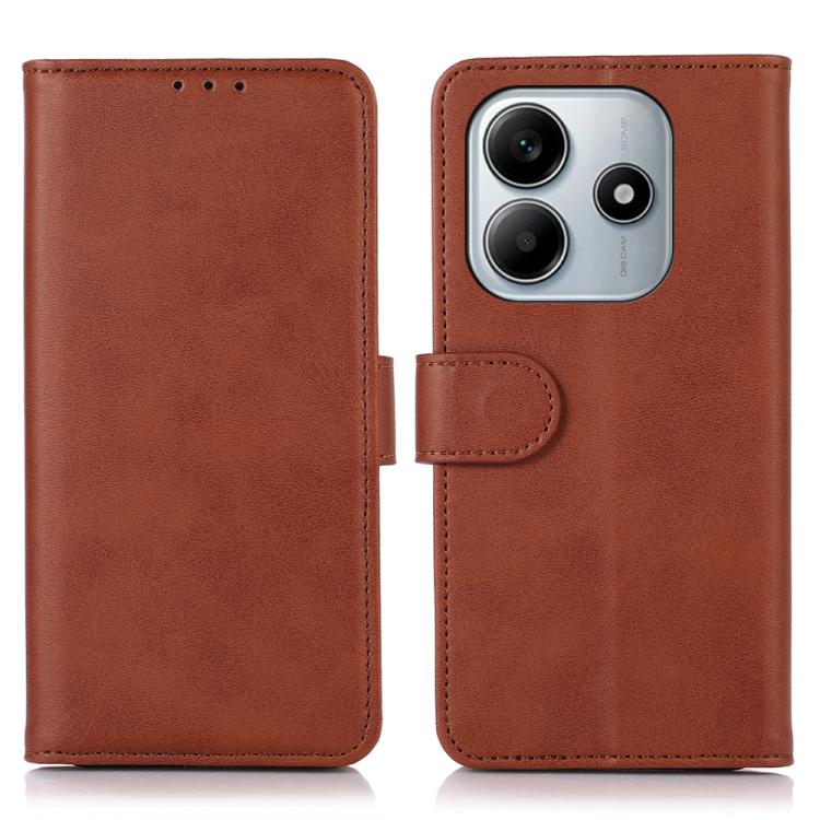 Cow Texture Leather Phone Case, For Redmi K80 / K80 Pro, For Redmi Note 14 4G 164.84mm, For Redmi Turbo 4 Pro, For Redmi Turbo 4, For Redmi 14C 4G, For Xiaomi Redmi 13 4G