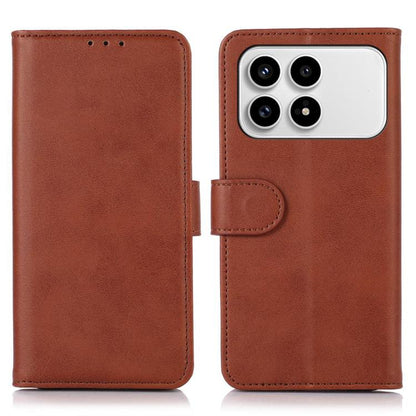 Cow Texture Leather Phone Case, For Redmi Note 15 Pro 4G Global 163.2mm, For Redmi K90/Poco F8 Pro, For Redmi Note 15 Pro 5G Global 163.6mm, For Redmi 15 5G Global / 15 4G SEA, For Redmi 15 5G / 4G EU 171mm, For Redmi 15C 5G / 4G EU 173mm