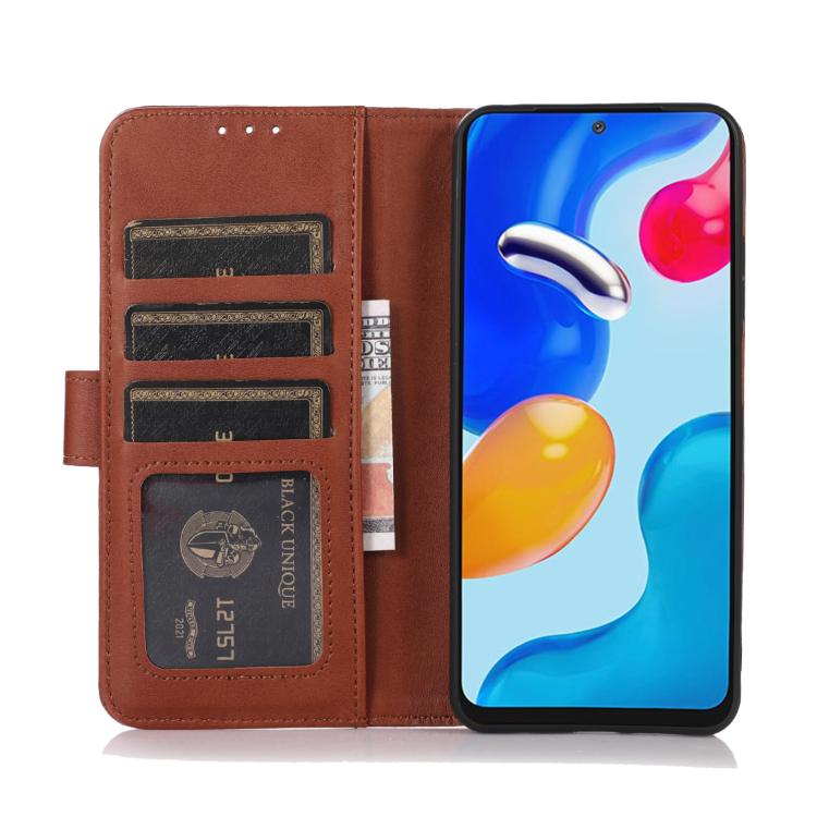 Cow Texture Leather Phone Case, For Redmi Note 15 Pro 4G Global 163.2mm, For Redmi K90/Poco F8 Pro, For Redmi Note 15 Pro 5G Global 163.6mm, For Redmi 15 5G Global / 15 4G SEA, For Redmi 15 5G / 4G EU 171mm, For Redmi 15C 5G / 4G EU 173mm