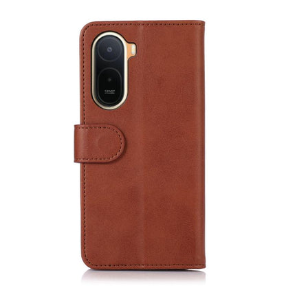 Cow Texture Leather Phone Case, For Redmi A7 Pro 171mm/Poco C85x 5G, For Redmi Turbo 5 Max / Poco X8 Pro Max, For Redmi Turbo 5 5G / Poco X8 Pro 5G, For Redmi Note 15 Pro+ 5G Global 163.3, For Redmi Note 15 5G Global 164mm                              ...